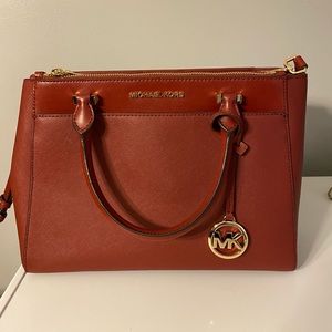 michael kors red purse